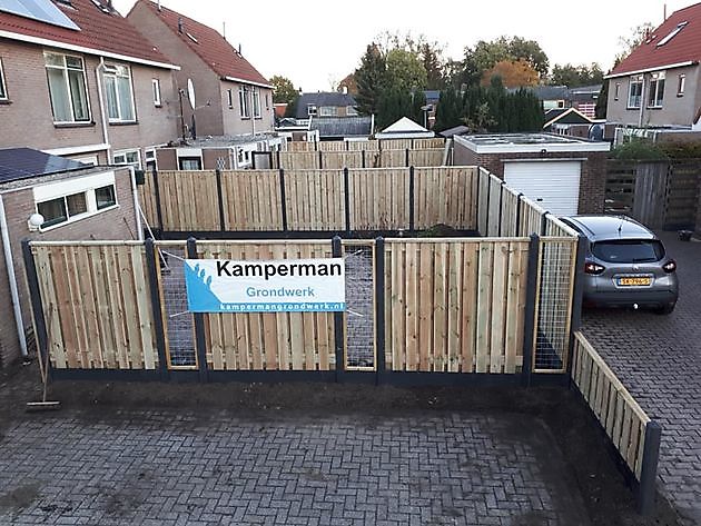 Schuttingen met lange levensduur - Kamperman Grondwerk B.V. Groningen Scheemda