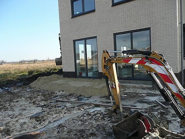 Graafwerk leeuwerik Blauwestad Kamperman Grondwerk B.V. Groningen Scheemda