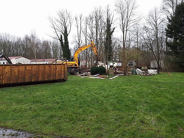 Stacaravans slopen - Kamperman Grondwerk B.V. Groningen Scheemda