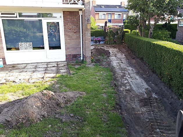 tuin Barklaan Delfzijl - Kamperman Grondwerk B.V. Groningen Scheemda