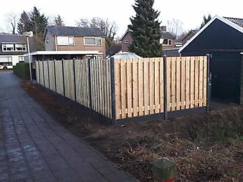 Schuttingen met lange levensduur Kamperman Grondwerk B.V. Groningen Scheemda