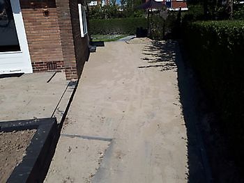 tuin Barklaan Delfzijl Kamperman Grondwerk B.V. Groningen Scheemda