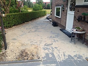 tuin Barklaan Delfzijl Kamperman Grondwerk B.V. Groningen Scheemda