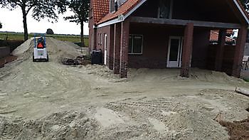 fase 1 tuin Blijham Kamperman Grondwerk B.V. Groningen Scheemda