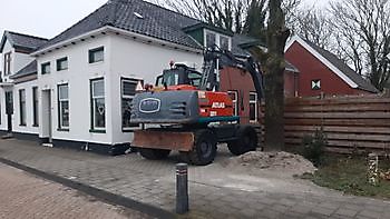 nieuwe machine in de vloot Kamperman Grondwerk B.V. Groningen Scheemda