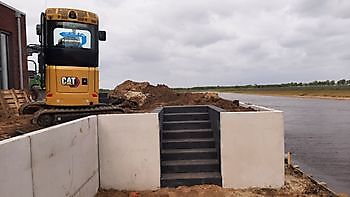 4 verschillende tuinen klaar maken Kamperman Grondwerk B.V. Groningen Scheemda